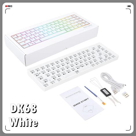Dk Dk Mode Wireless Pin Hot Swap Rgb Mechanical Keyboard Diy Kit