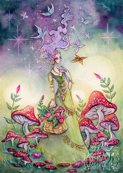 Fairy Circle Magicalfaewitchfantasyart Print Etsy