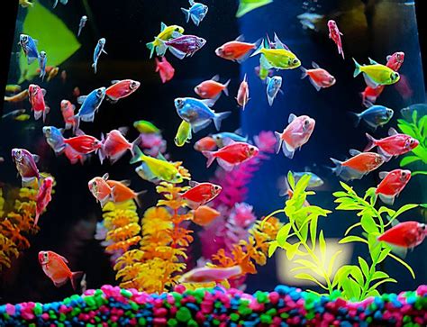 Glofish Danio Rerio In Aquascaping And Aquariums