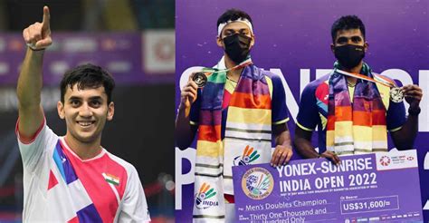 India Open Badminton Sen Satwik Chirag Pair Claim Titles Sports