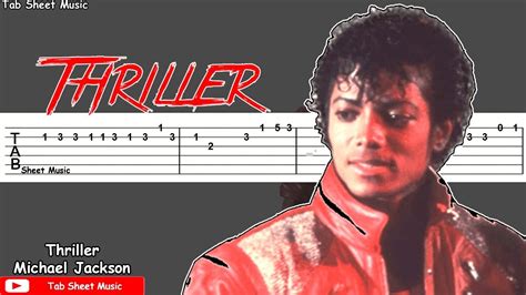 Michael Jackson Thriller Guitar Tutorial Youtube