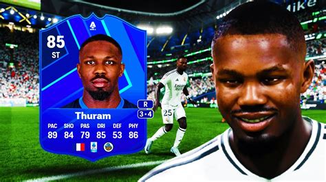 This Potm Thuram Is The Best Cheap Striker In Fc Youtube