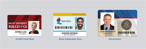 The 3 Most Common Id Card Sizes Infographic