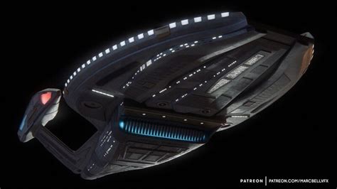 ArtStation - U.S.S. Zheng He (Star Trek Picard), Marc Bell | Star trek ...