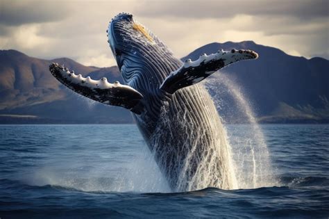 Baleine Dans La Mer Nom Scientifique Baleine Bosse Patagonie