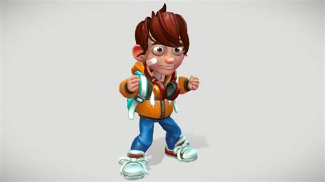 Boy Character - Buy Royalty Free 3D model by JoseDiaz [c5ad2de] - Sketchfab Store