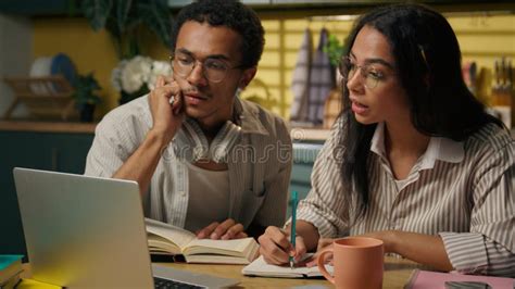 African American Man Latina Woman Girl Guy High School Students Business Freelancers Multiracial