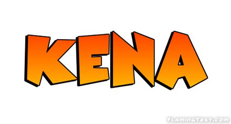Kena Лого | Бесплатный инструмент для дизайна имени от Flaming Text