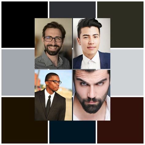 Digital Winter Color Palette And Fashion Guide For Men In 2019 Winter Colors Nature Color