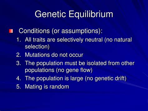 Ppt Allele Frequencies And Genetic Equilibrium Powerpoint