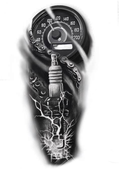 Pin By Wei Er Hai On Realistisches Tattoo Mechanic Tattoo Biker