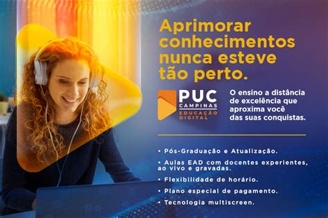 Portal Puc Campinas Novos Cursos De Especializa O Na Modalidade De