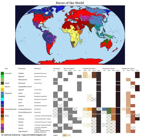 World Ethnicity Map