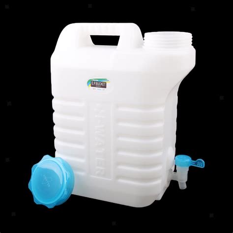 Hard Plastic Jerry Can Carrier Camping Water Storage Container With