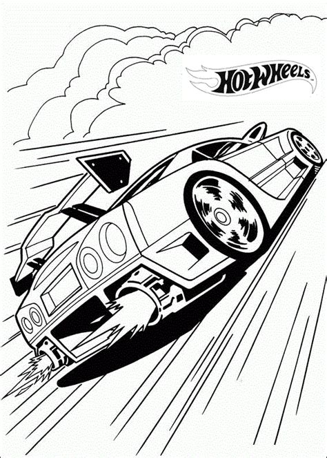Hot Wheels Racing League Hot Wheels Coloring Pages Set