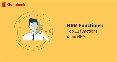 Hrm Functions Top 12 Functions Of An Hrm