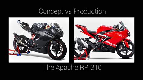 Akula 310 Concept Vs Apache Rr 310 How Close Is The Design Youtube