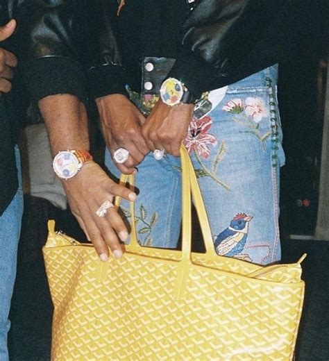 Asap Rocky And Asap Ferg Louis Vuitton Bag Neverfull Goyard