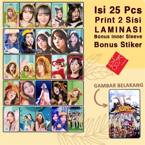 Jual JKT48 Kebun Binatang Saat Hujan PhotoCard Set 25 Pcs Photobook