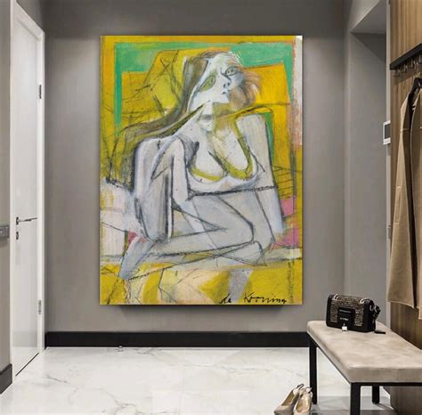 Willem De Kooning Yellow Women De Kooning Women De Kooning Etsy