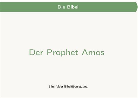 30-Der Prophet Amos | DasWortGottes.de | daswortgottes.de