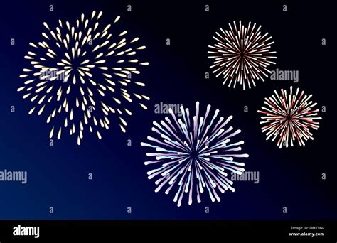 Seasonal Fireworks Stock Vector Images Alamy