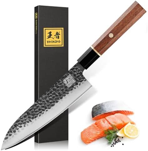 Enoking Cuchillo Cocinero Profesional Cm Cuchillos Japoneses De