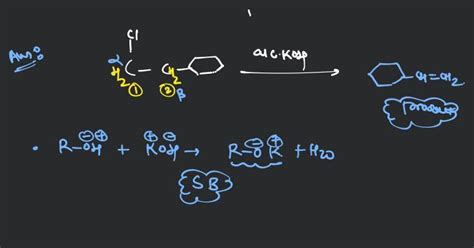 A Identify The Major Product Formed When Cyclohexylchloroethane Un