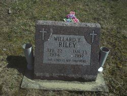 Willard Eugene Riley Homenaje De Find A Grave