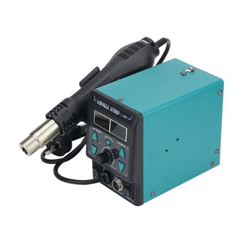 YIHUA 8786D I 2 In 1 Hot Air Gun Soldering Station Thermostatic SMD Rework Mobile Phone Repair