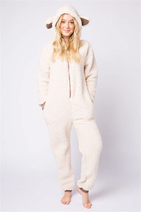 Sherpa Sheep Onesie Onesie For Women Clothes Lamb Costume