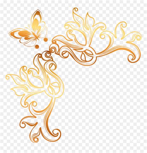 Ornament Clip Art Vector Gold Ornament Png Transparent Png Vhv