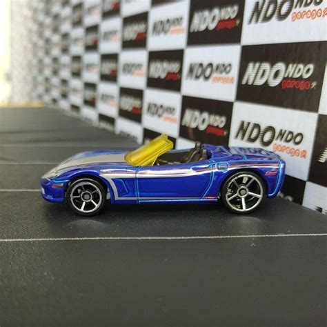 Hot Wheels Corvette C6 Convertible Blue 2nd Loose Giftpack 2010 Shopee Malaysia