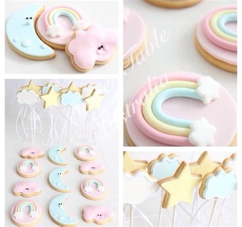 Pretty Pastel Rainbow Cookie Rainbow Themed Birthday Party Rainbow