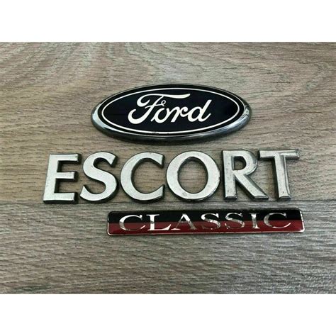 Monogrammes Insignes Logos Badges Embl Mes Sigles Ford Escort Classic