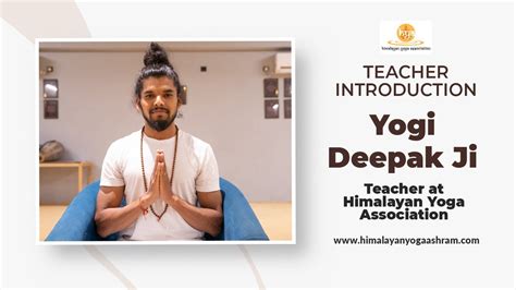 Yoga Teacher Yogi Deepak Himalayan Yoga Association In Rishikesh India Youtube