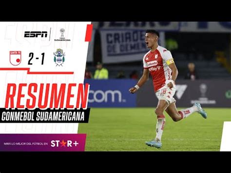 Santa Fe Vs Gimnasia 2 1 Goles Resumen Y Video Del Partido De Copa