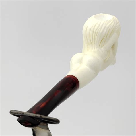 Nude Lady Meerschaum Pipe Block Meerschaum Pipe Unique Meerschaum Pipes With Case Etsy