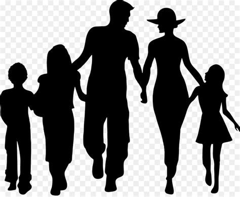 family silhouette vector png - Clip Art Library