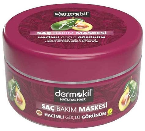 Dermokil Hair Care Mask Masque L Argile Avocat Et Vitamine E Pour