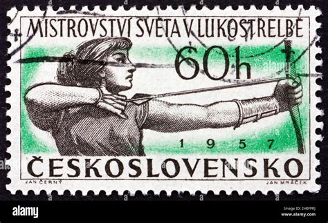 Czechoslovakia Circa A Stamp Printed In Czechoslovakia Shows