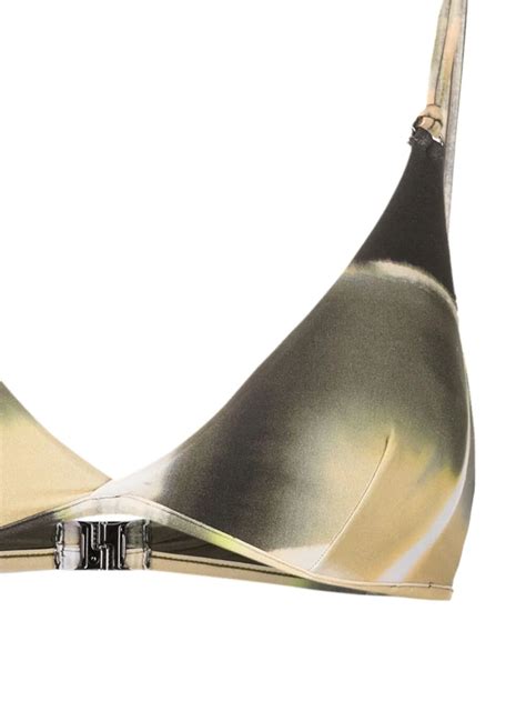 Lenny Niemeyer Abstract Print Triangle Bikini Top In Multicolour ModeSens