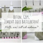 Diy Gartenstecker V Gel Aus Beton Einfach Selber Machen Gartendeko