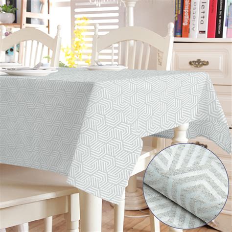 Влагоотталкивающая скатерть Time Textile 100x140 см (pbe0043592) Серый ...
