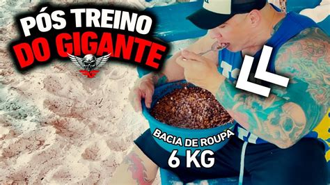 FABIO GIGA FAZ O MAIOR PÓS TREINO DE CEREAL NA GRINGA YouTube