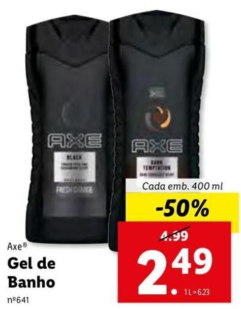 Promoção Axe Gel De Banho 400ml Em Lidl