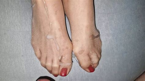 Cum On Nylon Red Toenails Czech Cumshot Cumshot Porn XHamster