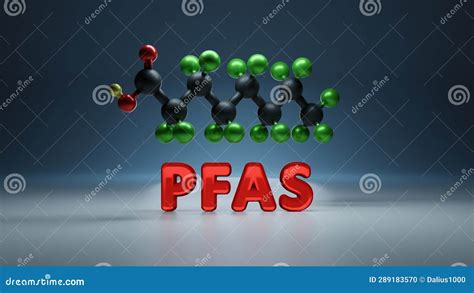 PFAS - Per- and Poly-fluoroalkyl Substances - 3D Molecule Conformer ...