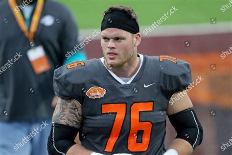 National Team Offensive Lineman Spencer Brown Editorial Stock Photo