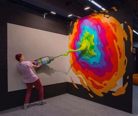 By Brain Mash Interactive Art Wall Murals Street Art Interactive Art